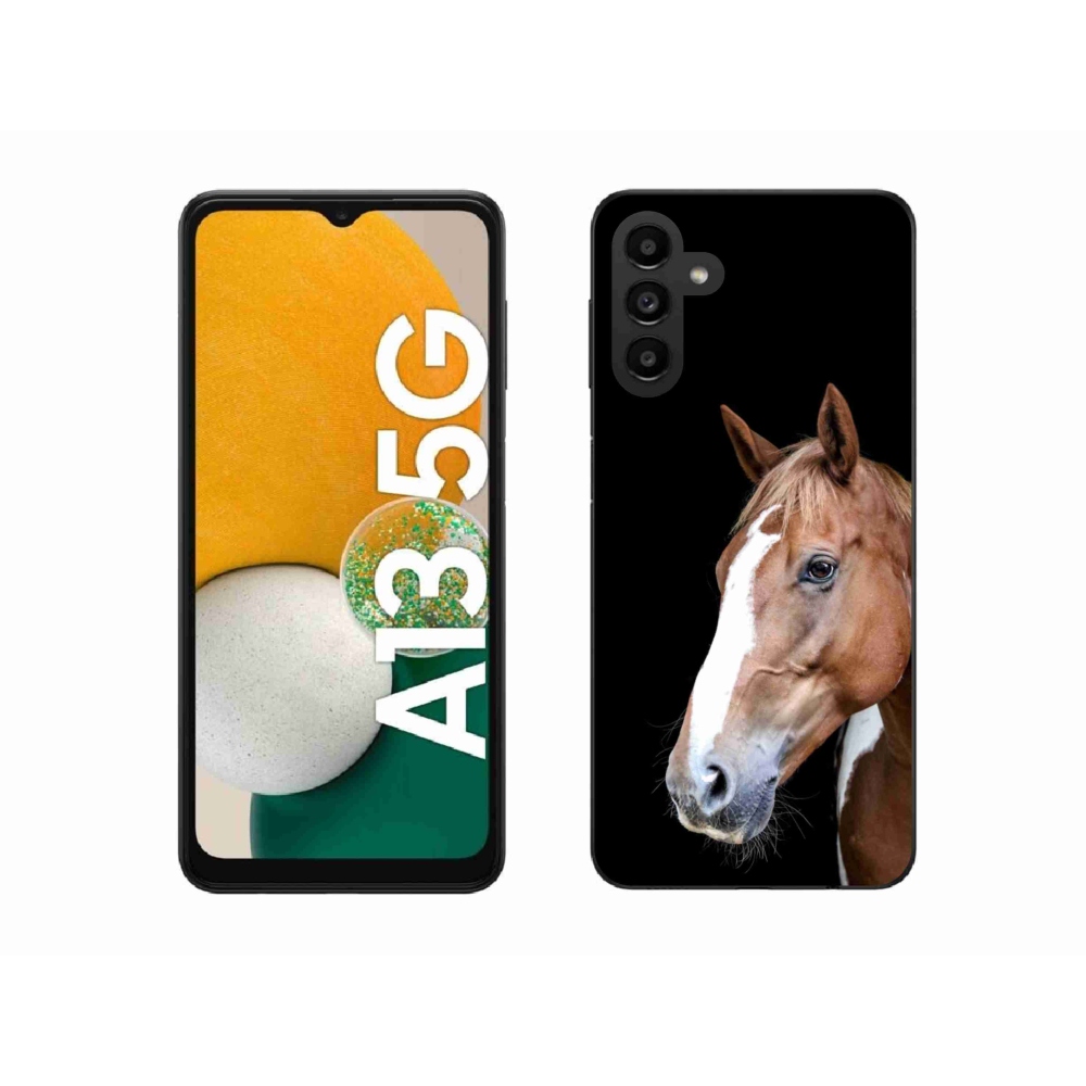 Zselés borítás mmCase Samsung Galaxy A13 5G - barna ló 3