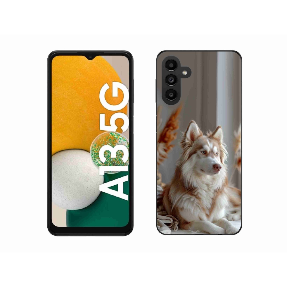 Zselés borítás mmCase Samsung Galaxy A13 5G - csendes szibériai husky