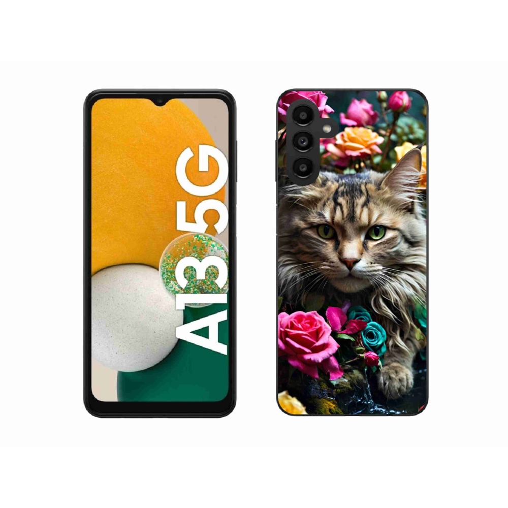 Zselés borítás mmCase Samsung Galaxy A13 5G - macskaszem nézet 2