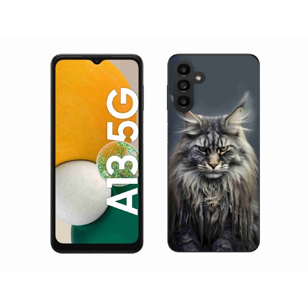 Gél borítás mmCase Samsung Galaxy A13 5G - macskaszem nézet 4