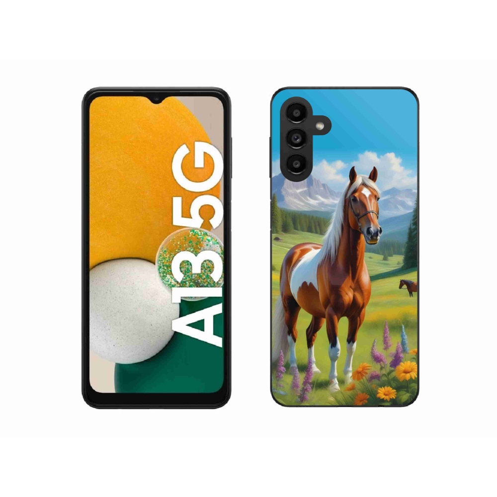Zselés borítás mmCase Samsung Galaxy A13 5G - ló a réten