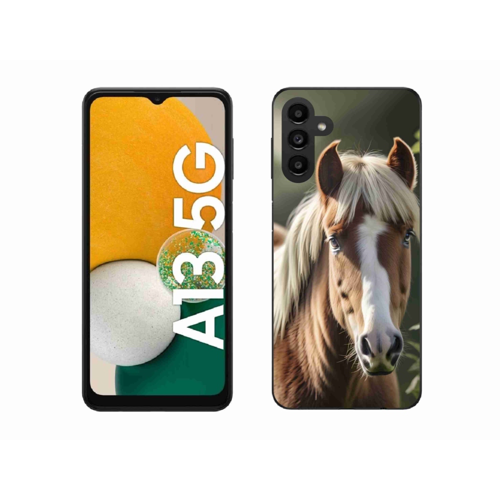 Zselés borítás mmCase Samsung Galaxy A13 5G - ló könnyű sörénnyel