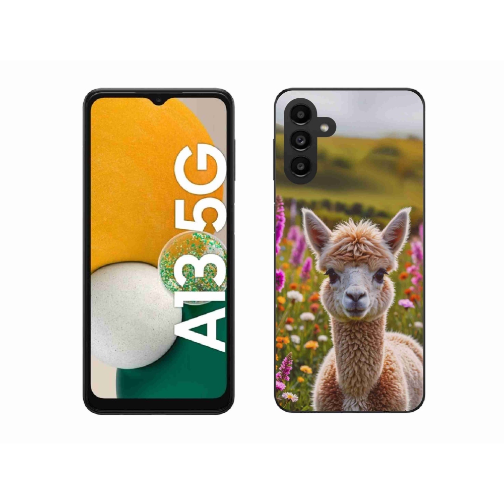 Zselés borítás mmCase Samsung Galaxy A13 5G - láma a réten