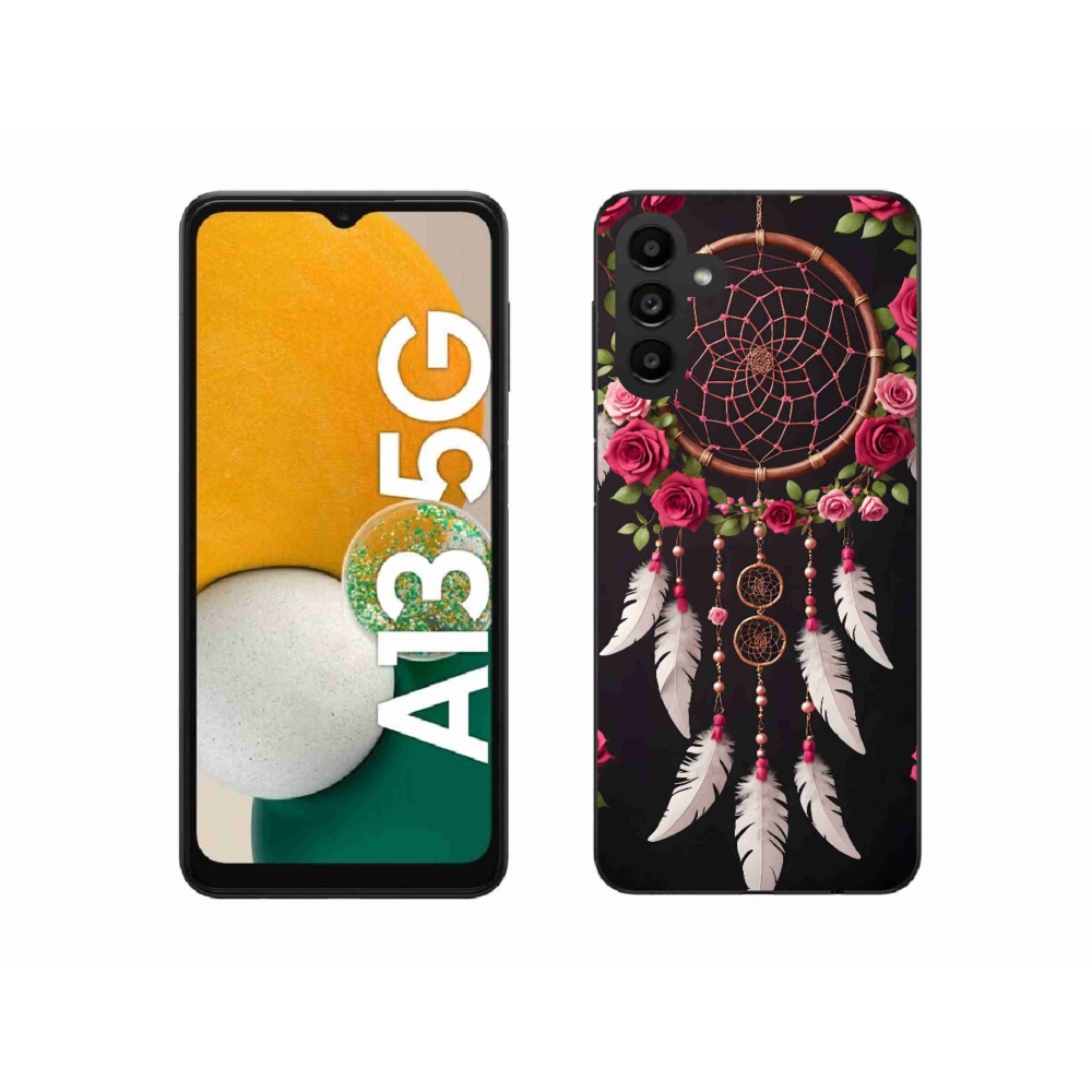 Gél borítás mmCase Samsung Galaxy A13 5G - álomfogó rózsákkal