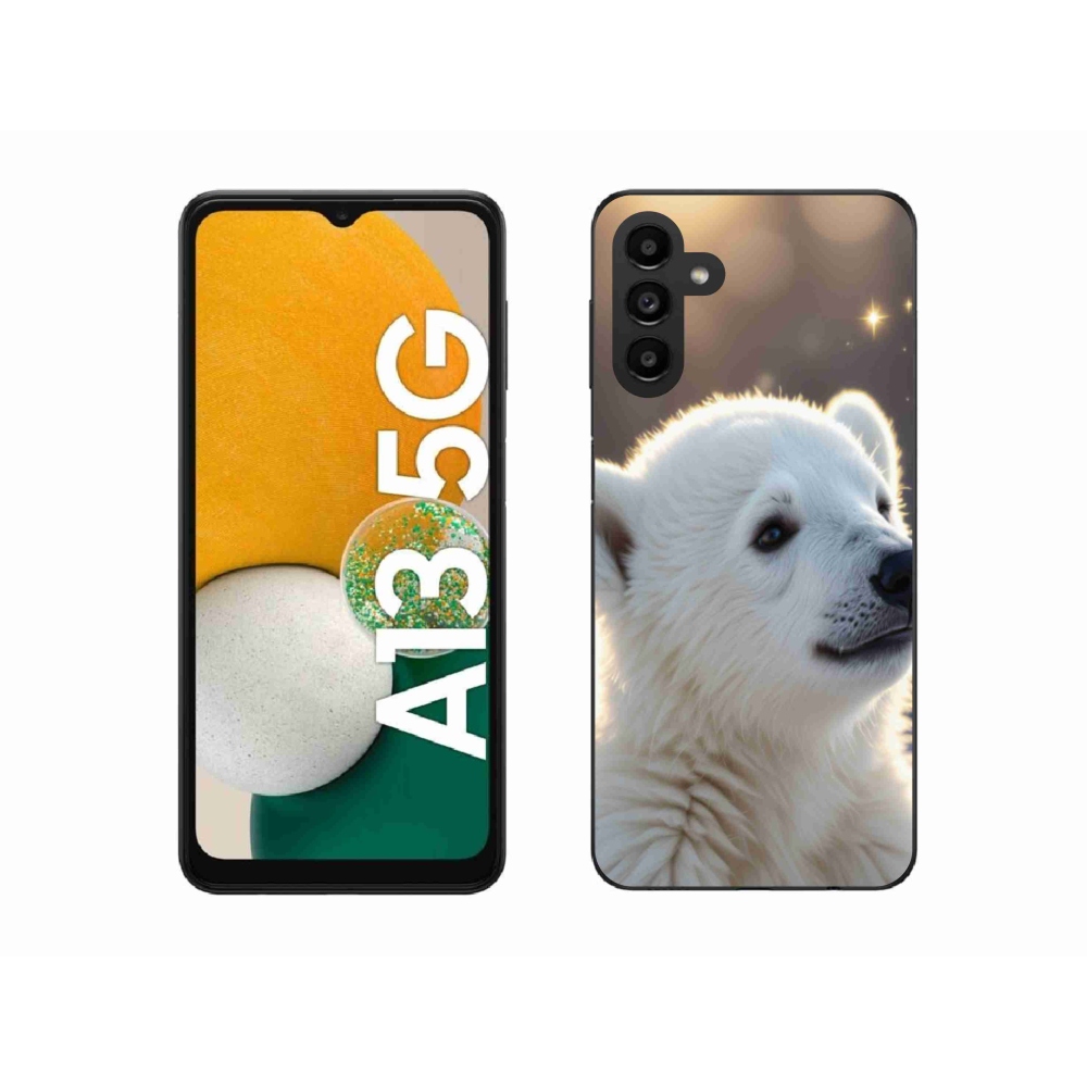 Zselés borítás mmCase Samsung Galaxy A13 5G - jegesmedve