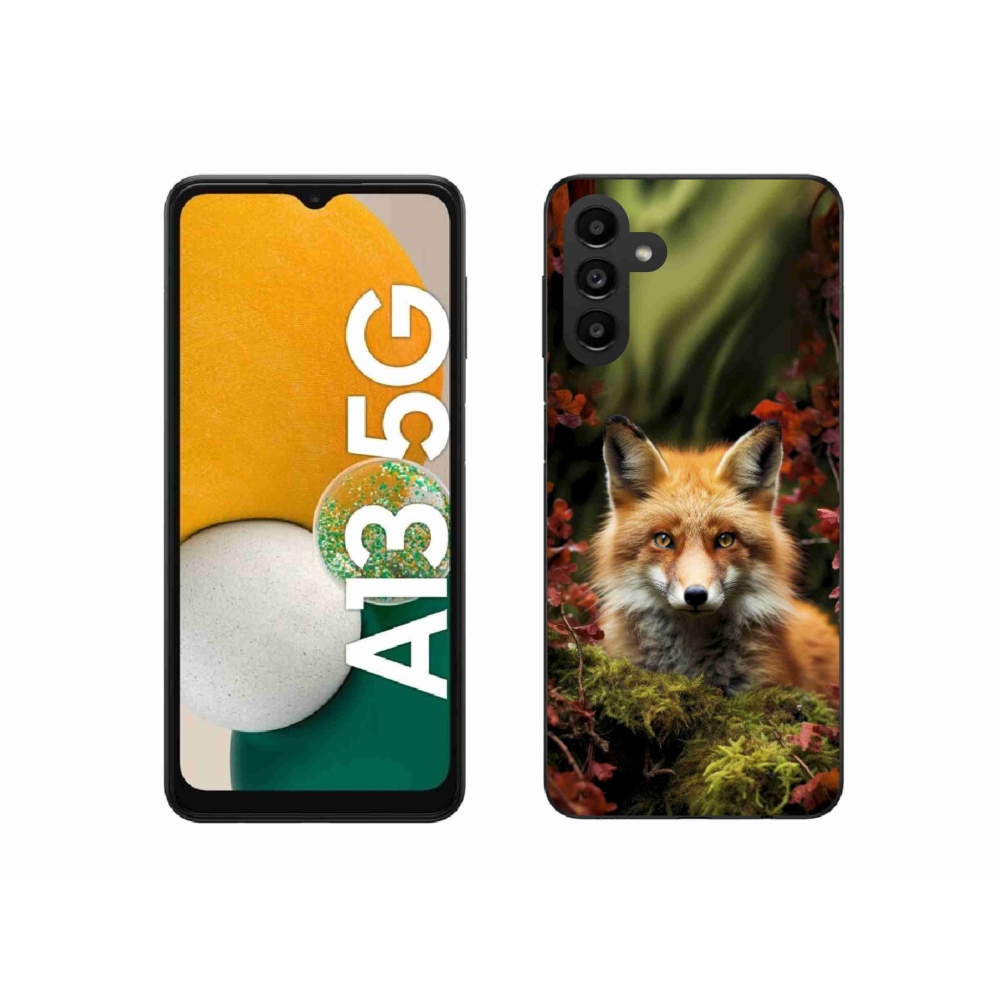 Zselés borítás mmCase Samsung Galaxy A13 5G - róka az erdőben