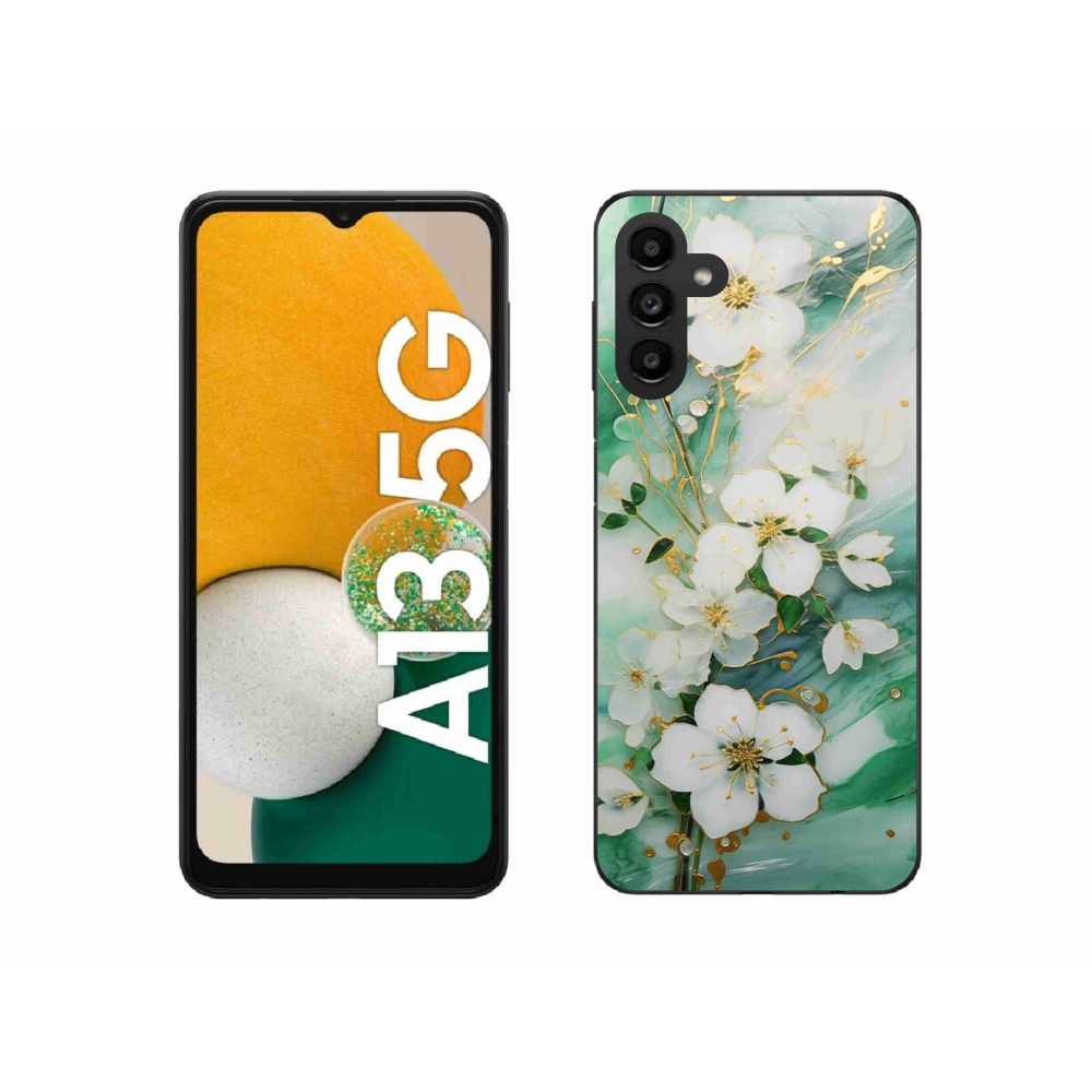 Gél borítás mmCase Samsung Galaxy A13 5G - finom virágok