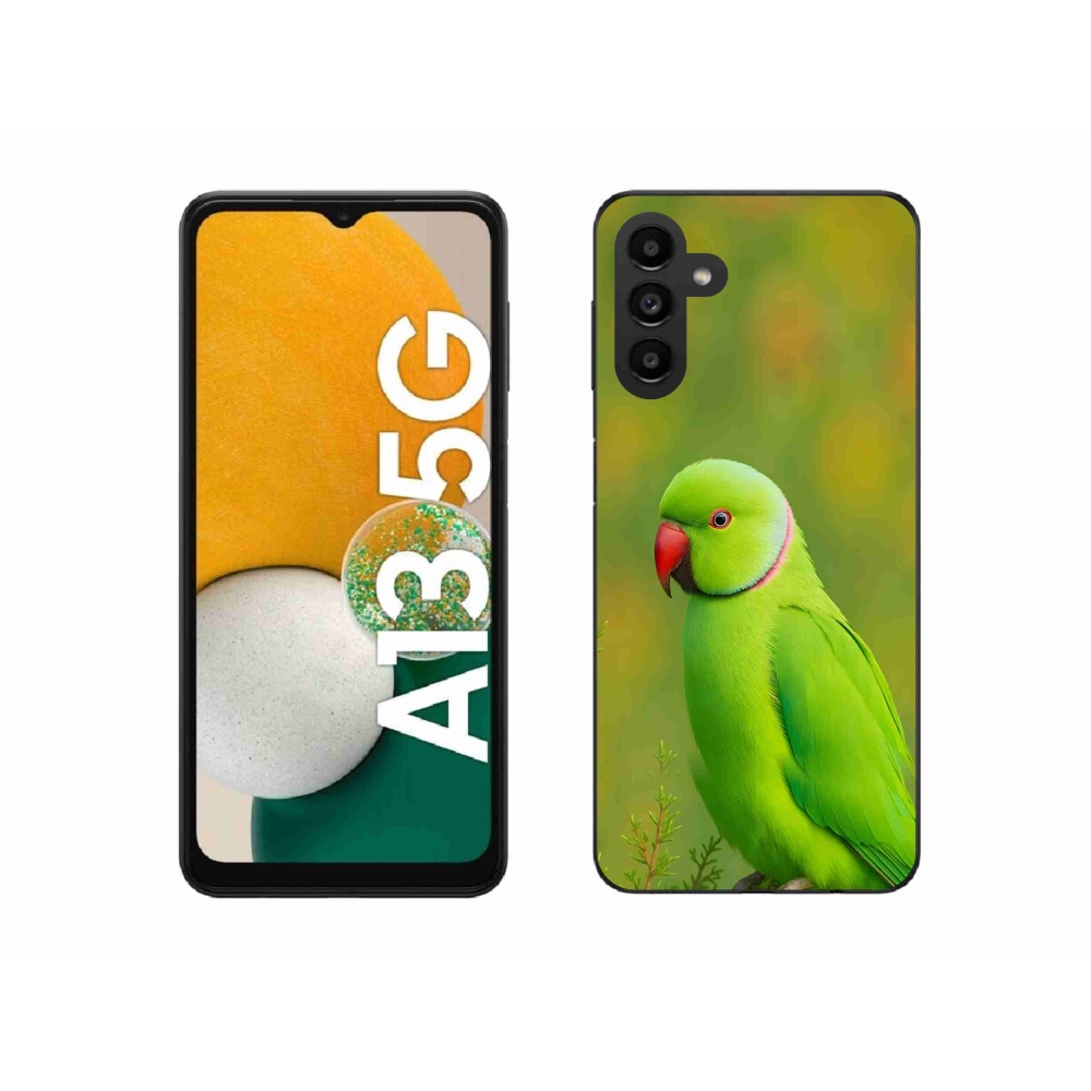 Zselés borítás mmCase Samsung Galaxy A13 5G - papagáj alexandr 2