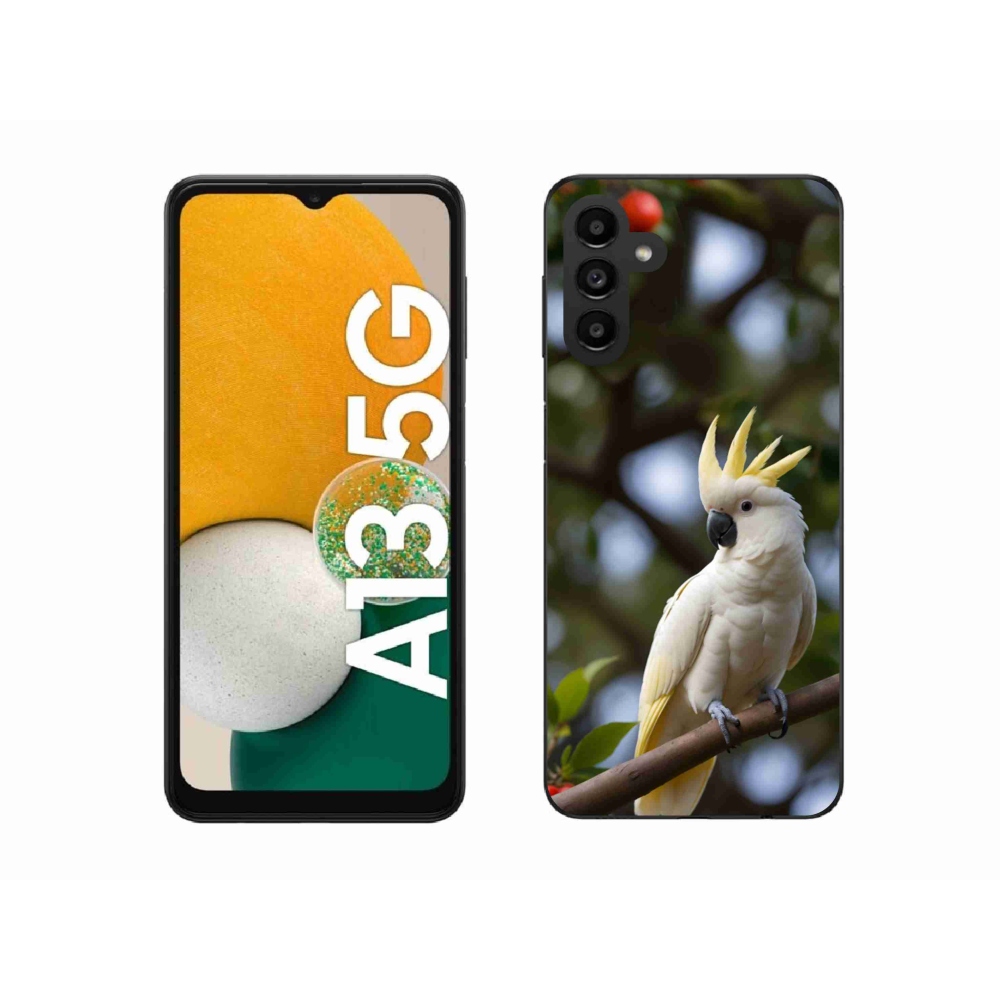 Gél borítás mmCase Samsung Galaxy A13 5G - papagáj kakadu 3