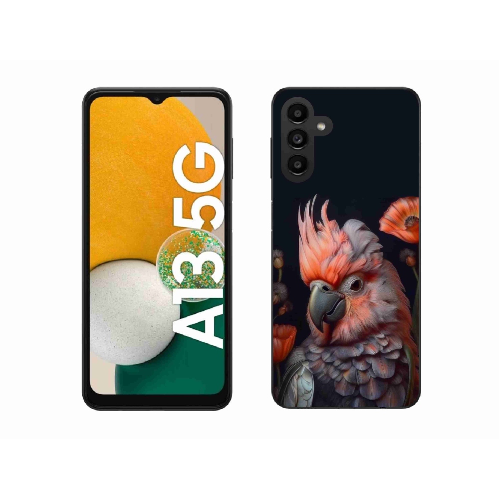 Gél borítás mmCase Samsung Galaxy A13 5G - papagáj kakadu színekben
