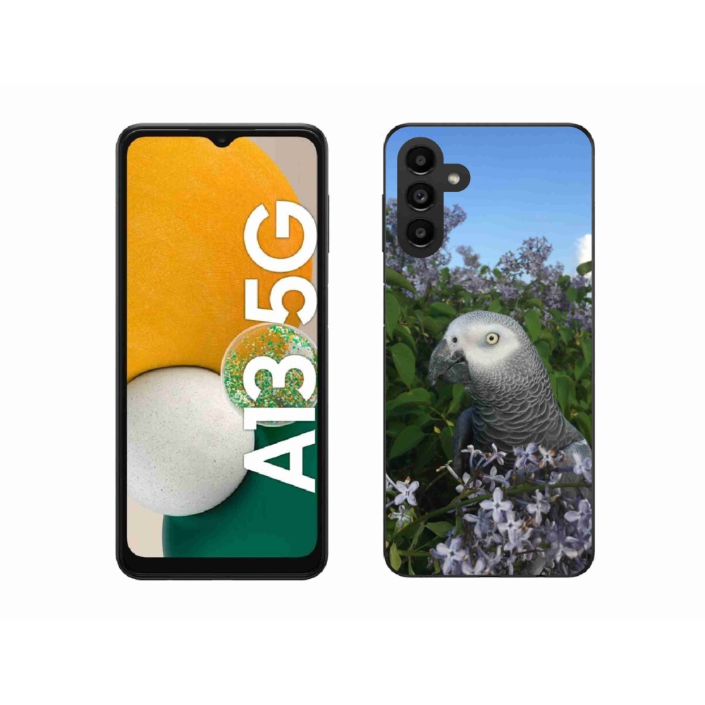 Gél borítás mmCase Samsung Galaxy A13 5G készülékhez - papagáj jacco