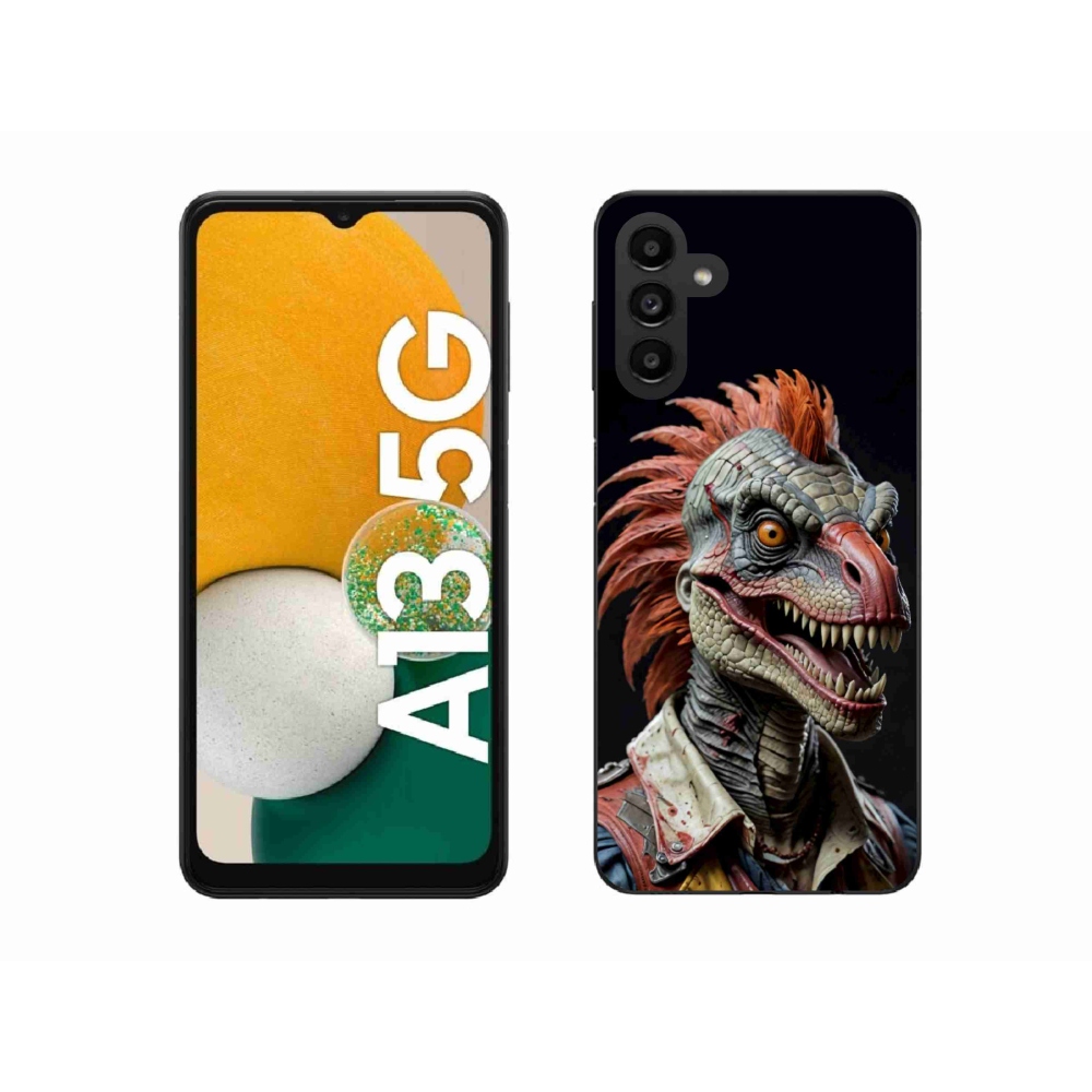 Gél borítás mmCase Samsung Galaxy A13 5G - punk dinoszauruszhoz