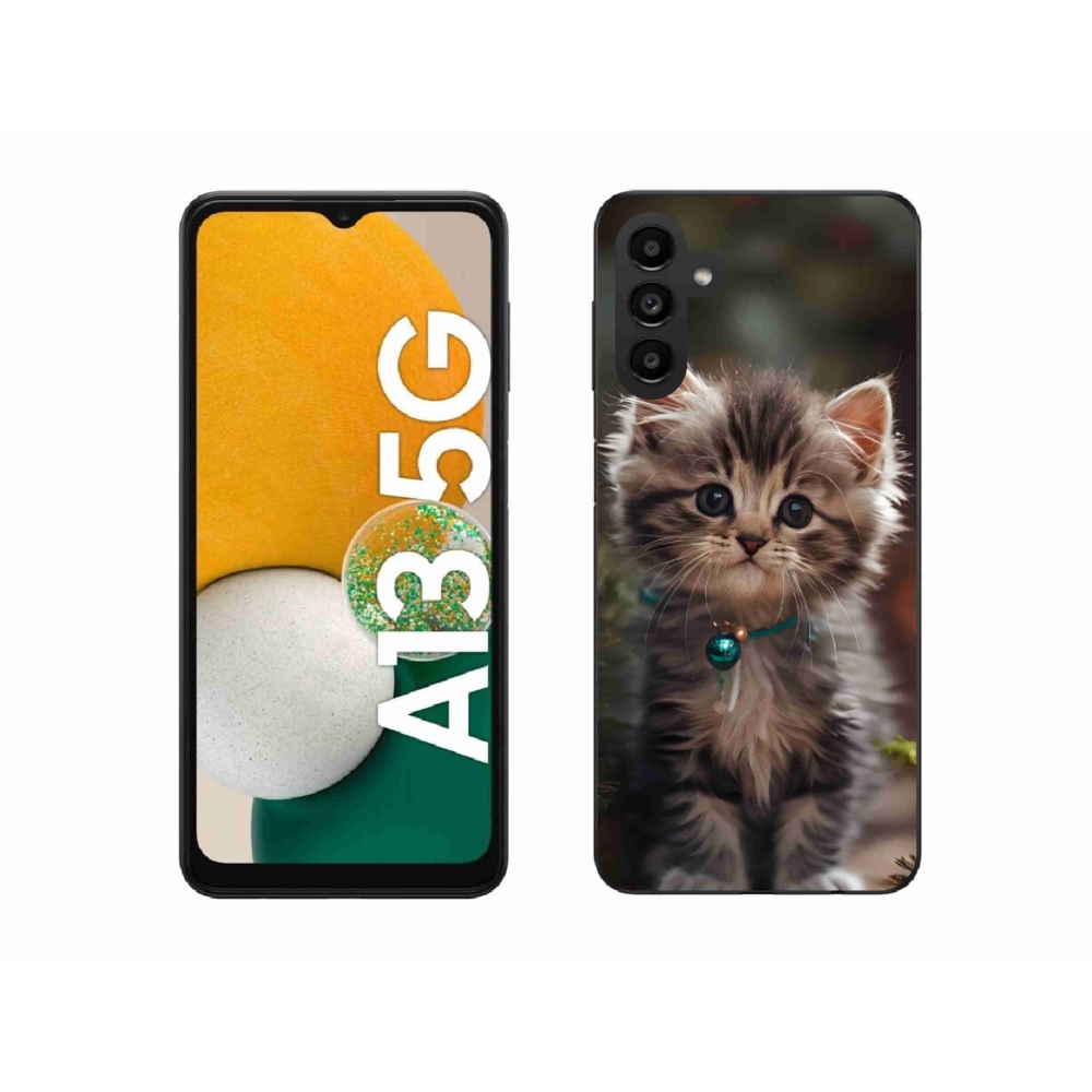 Gél borítás mmCase Samsung Galaxy A13 5G - aranyos cica 11