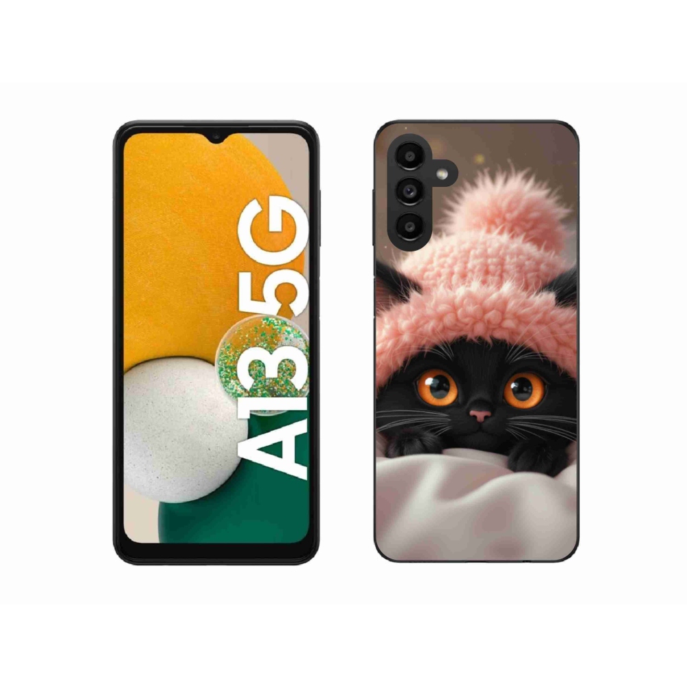 Gél borítás mmCase Samsung Galaxy A13 5G - aranyos cica 7