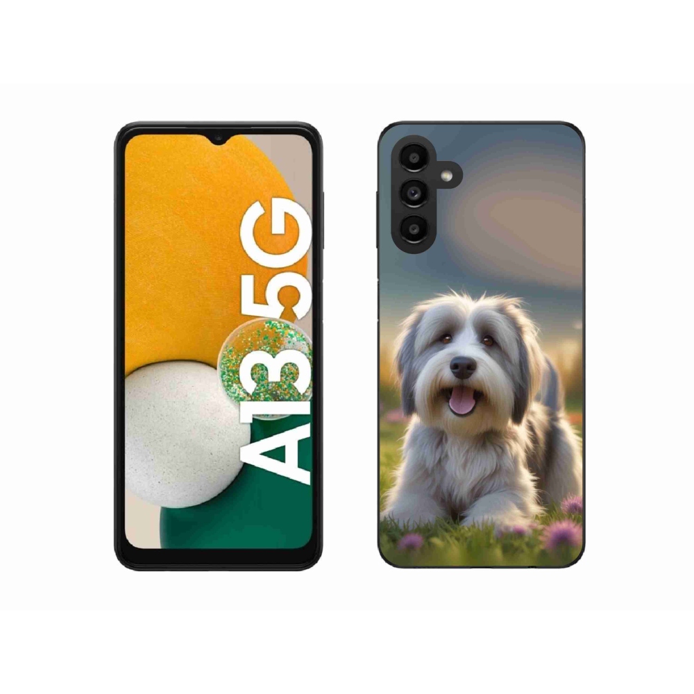 Gél borítás mmCase Samsung Galaxy A13 5G - aranyos havannai kutya