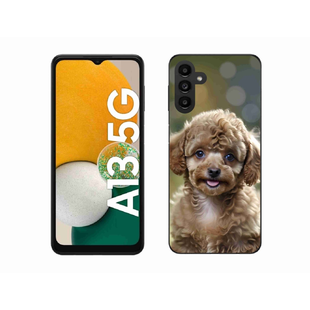 Gél borítás mmCase Samsung Galaxy A13 5G - aranyos uszkár