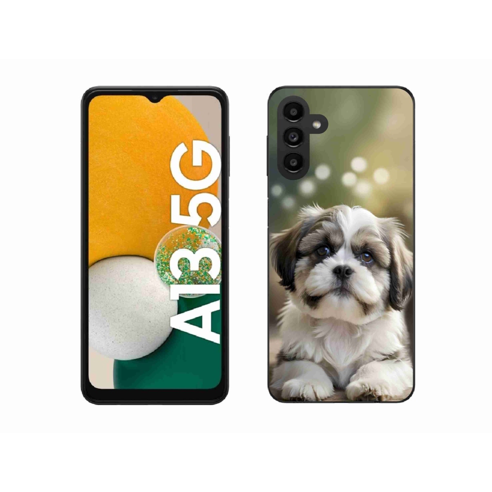 Gél borítás mmCase Samsung Galaxy A13 5G - aranyos shih-tzu