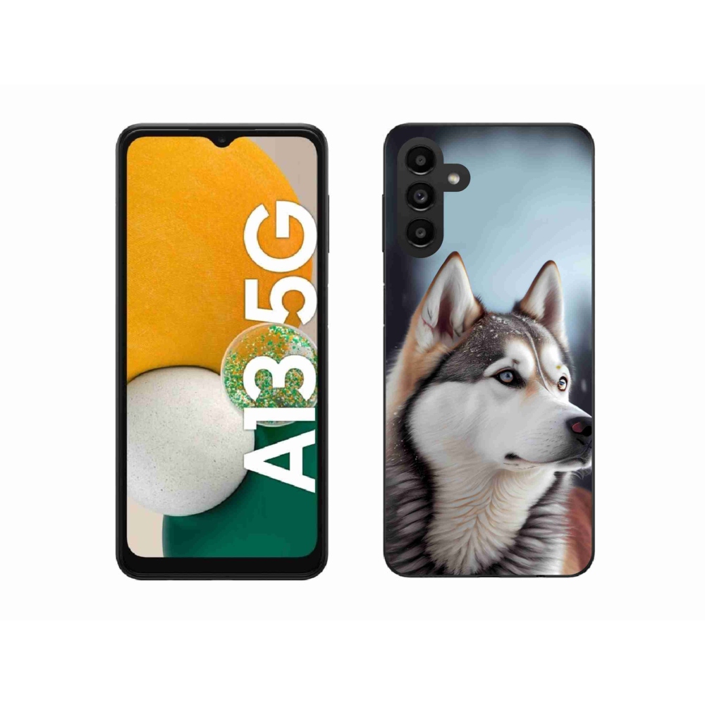 Gél borítás mmCase Samsung Galaxy A13 5G - Szibériai husky
