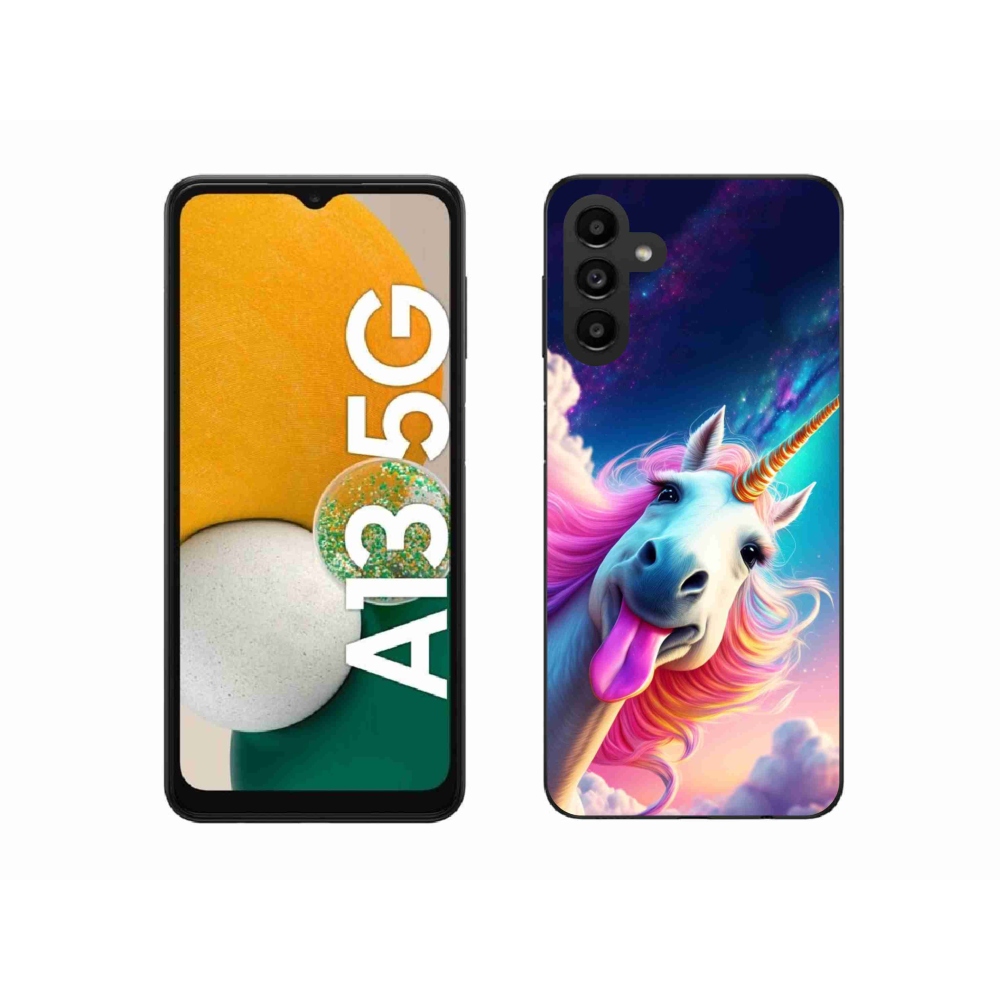 Gél borítás mmCase Samsung Galaxy A13 5G - őrült egyszarvúhoz