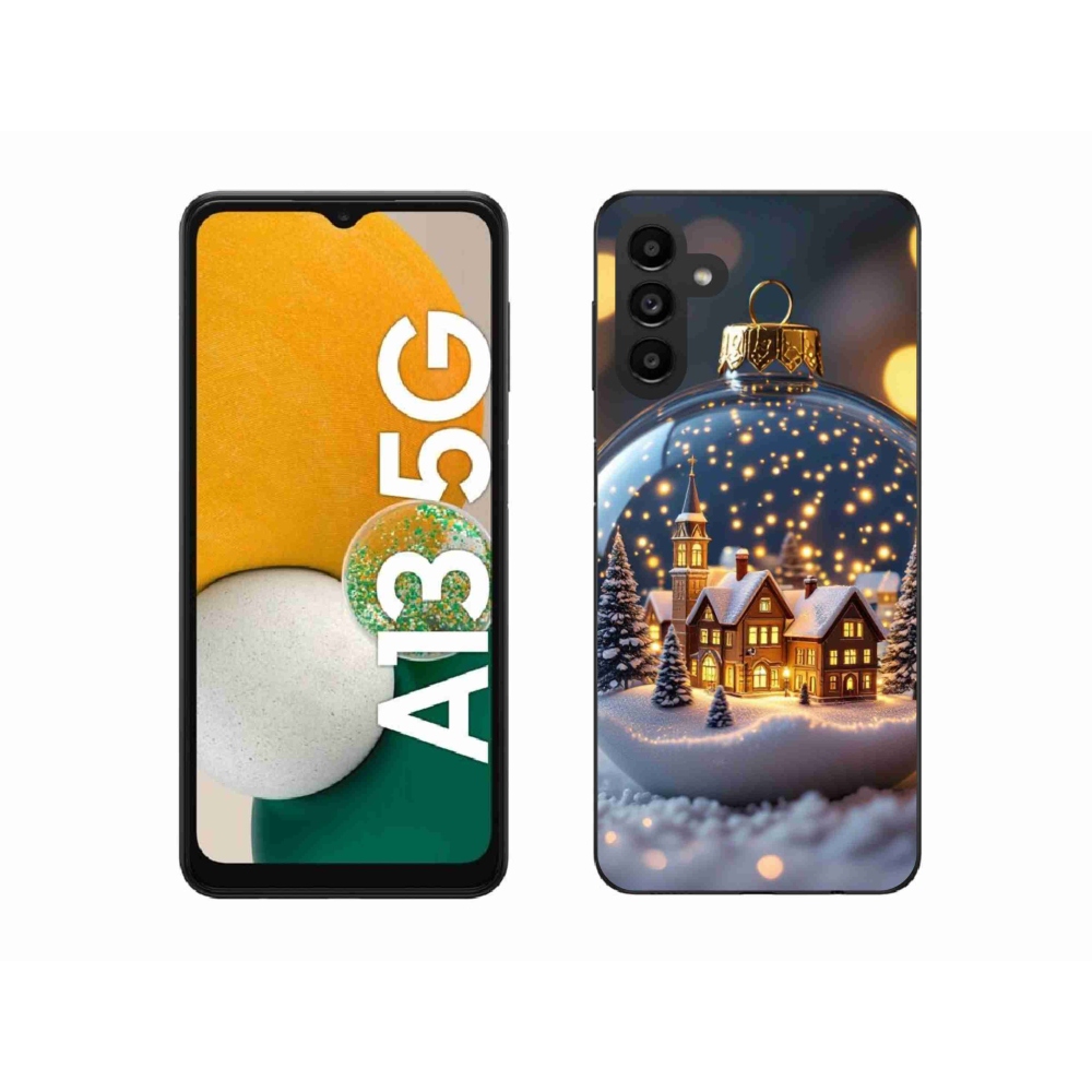 Gél borítás mmCase Samsung Galaxy A13 5G - Karácsonyi gömbök 4