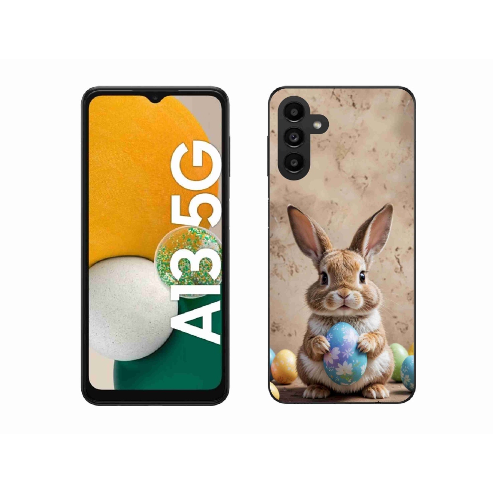 Gél borítás mmCase Samsung Galaxy A13 5G - Húsvéti nyuszi