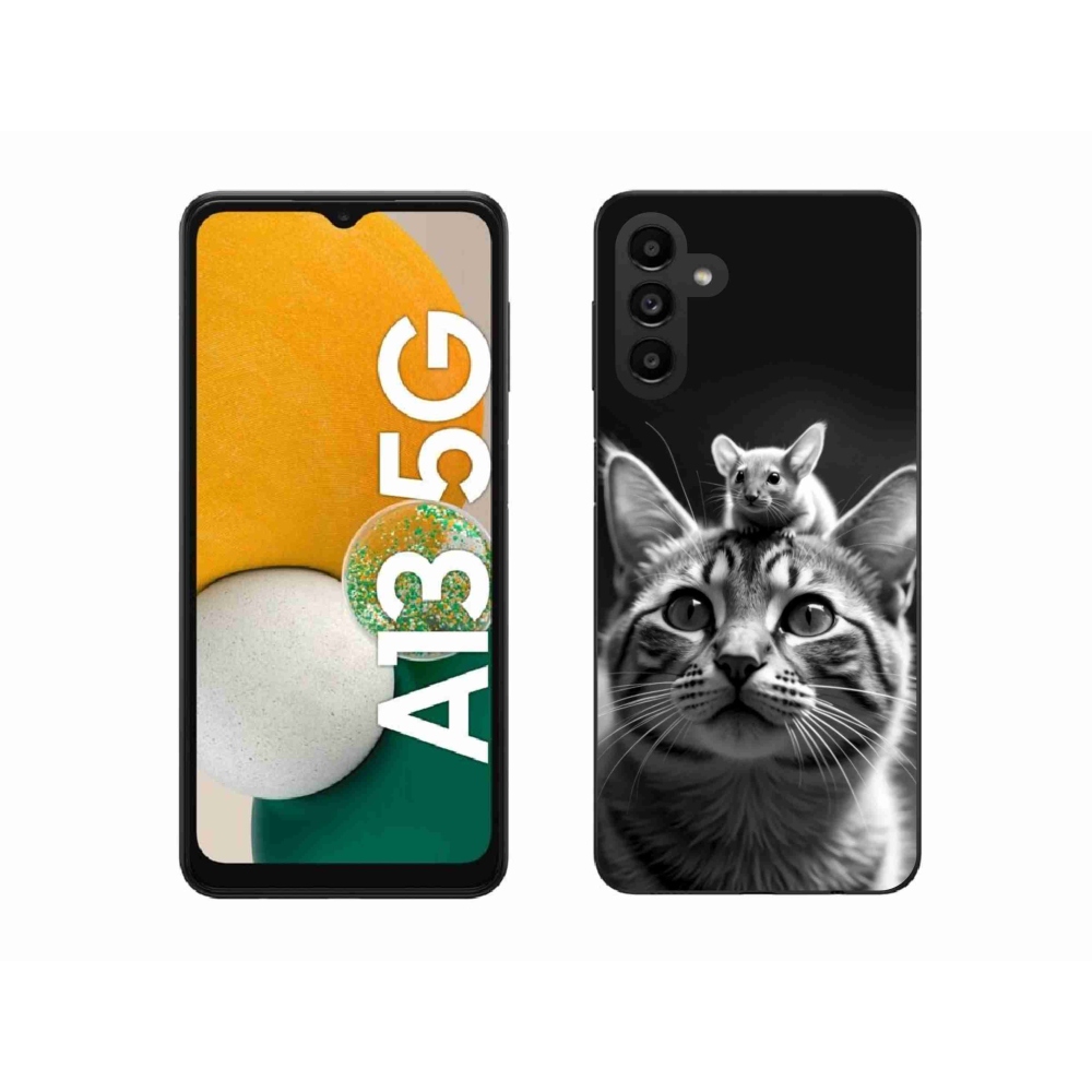 Gél borítás mmCase Samsung Galaxy A13 5G - állatbarátság 2