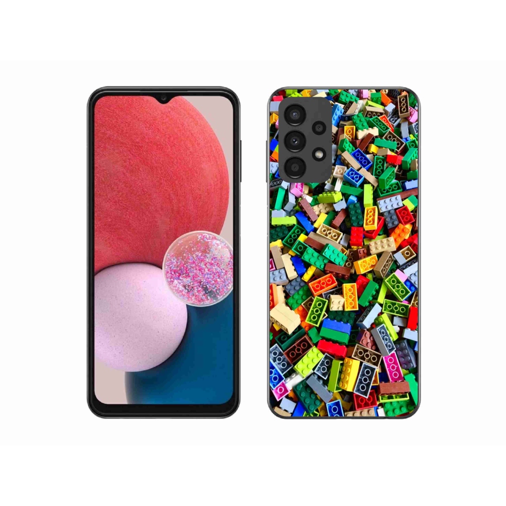 Gél borítás mmCase Samsung Galaxy A13 készülékhez - színes építőelemek