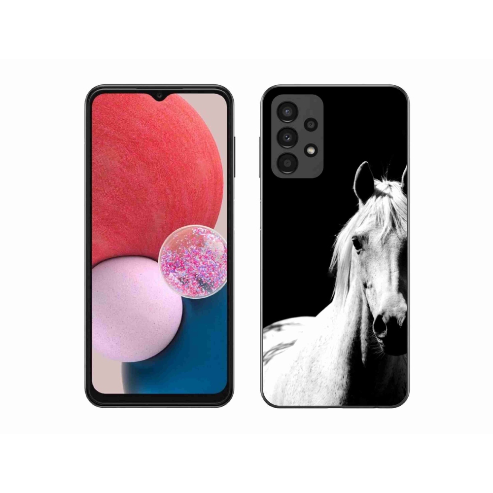 Zselés borítás mmCase Samsung Galaxy A13 - fehér ló 5