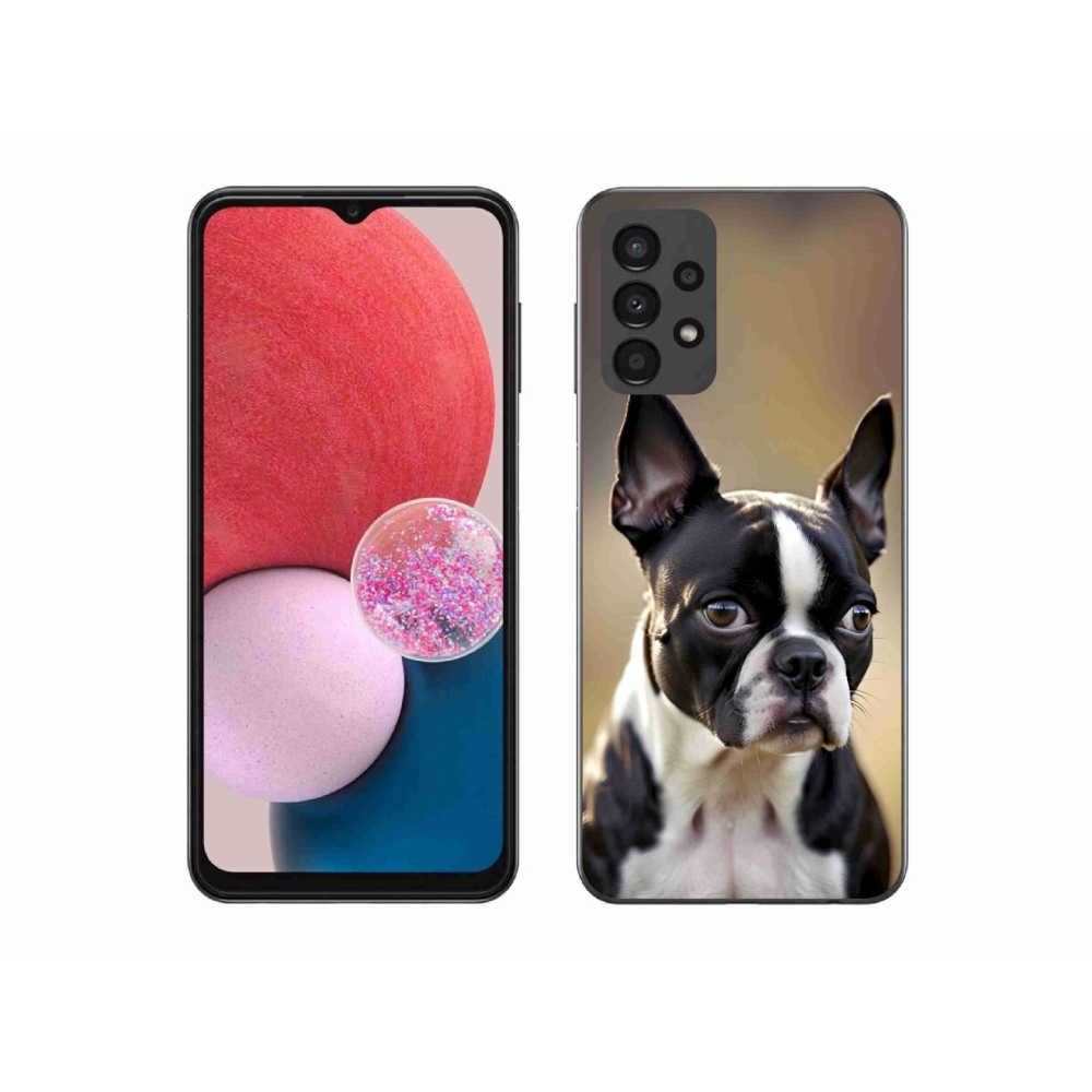 Gél borítás mmCase Samsung Galaxy A13 készülékhez - Boston Terrier