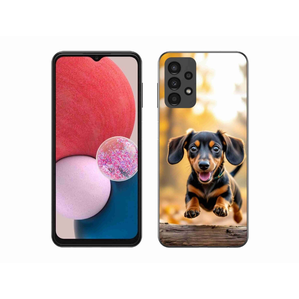 Zselés borítás mmCase Samsung Galaxy A13 készülékhez - tacskó 2