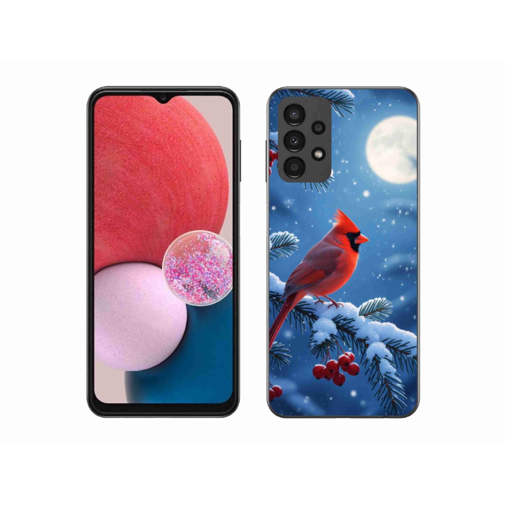 Zselés borítás mmCase Samsung Galaxy A13 készülékhez - kardinálpiros színű