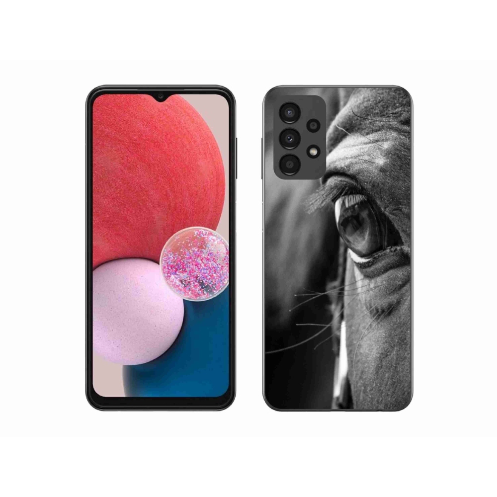 Gél borítás mmCase Samsung Galaxy A13 készülékhez - ló nézet