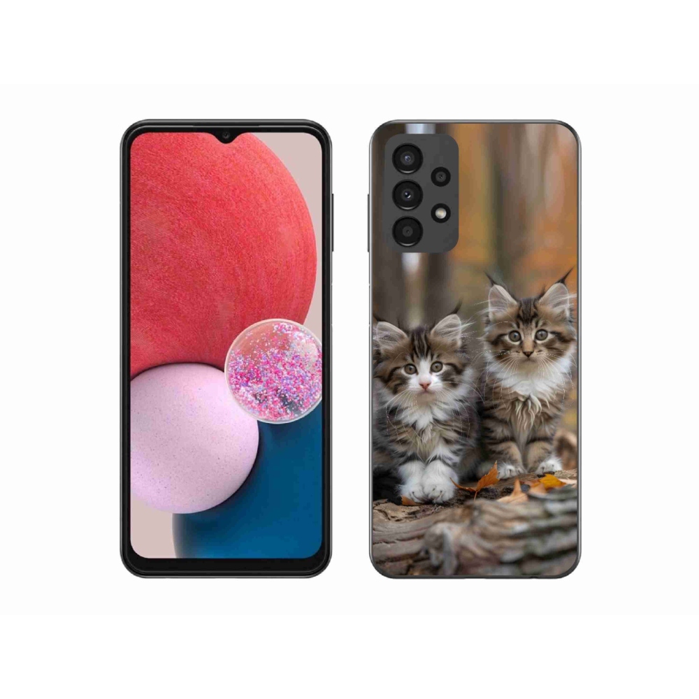 Gél védőburkolat mmCase Samsung Galaxy A13 - cat duo 3 -hoz