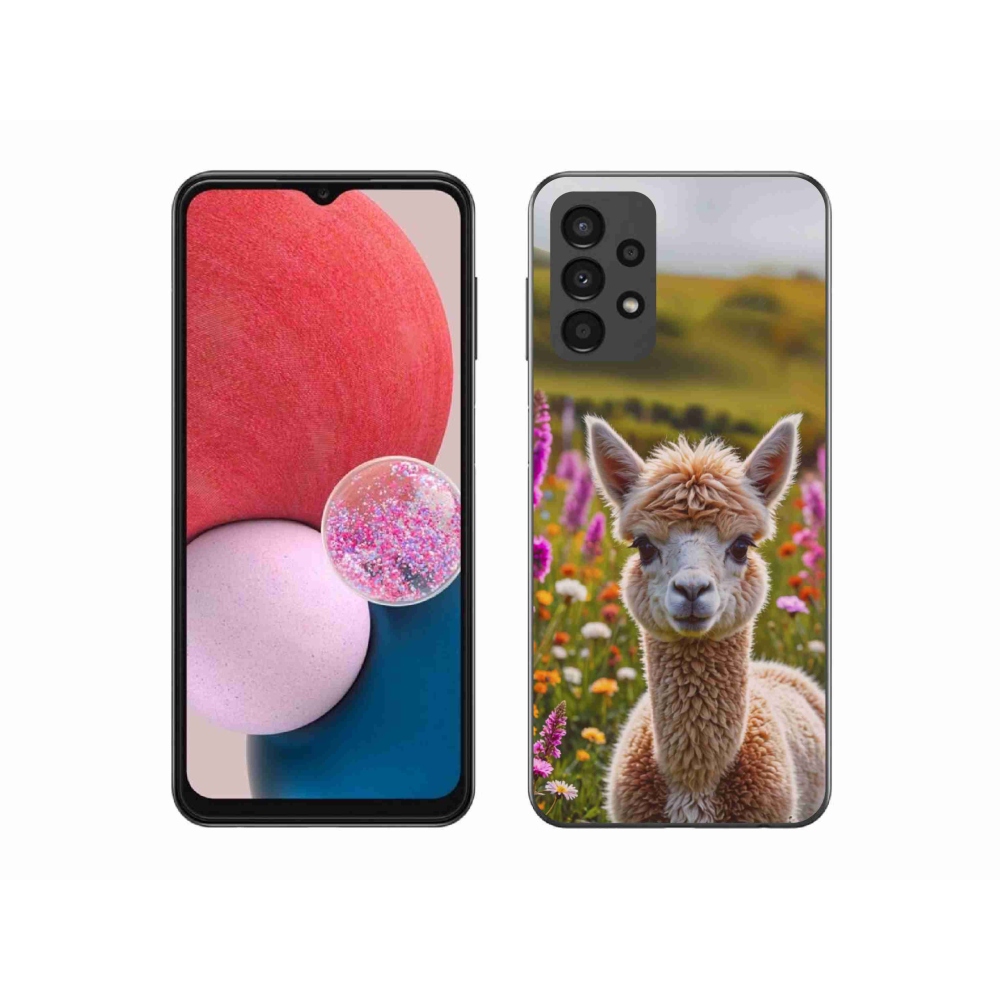 Gél borítás mmCase Samsung Galaxy A13 készülékhez - láma a réten