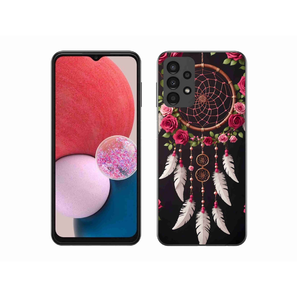 Gél borítás mmCase Samsung Galaxy A13 készülékhez - álomfogó rózsákkal