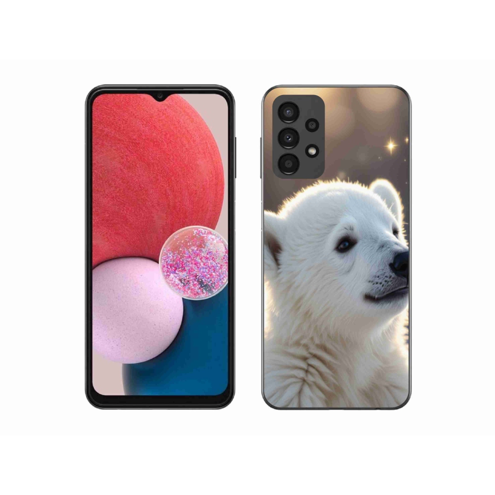 Zselés borítás mmCase Samsung Galaxy A13 készülékhez - jegesmedve