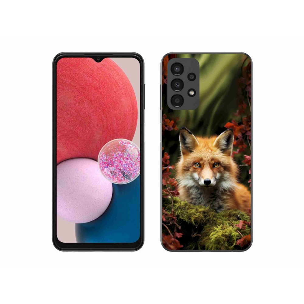 Gél borítás mmCase Samsung Galaxy A13 készülékhez - róka az erdőben
