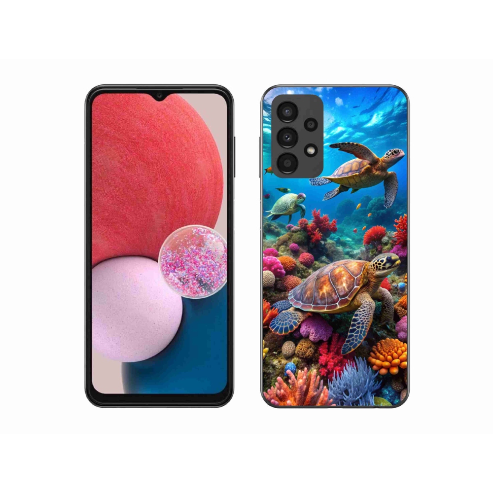 Gél borítás mmCase Samsung Galaxy A13 készülékhez - Sea World 2
