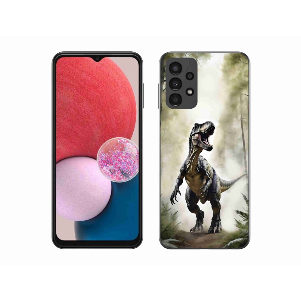 Gél borítás mmCase Samsung Galaxy A13 készülékhez - dühös T-Rex