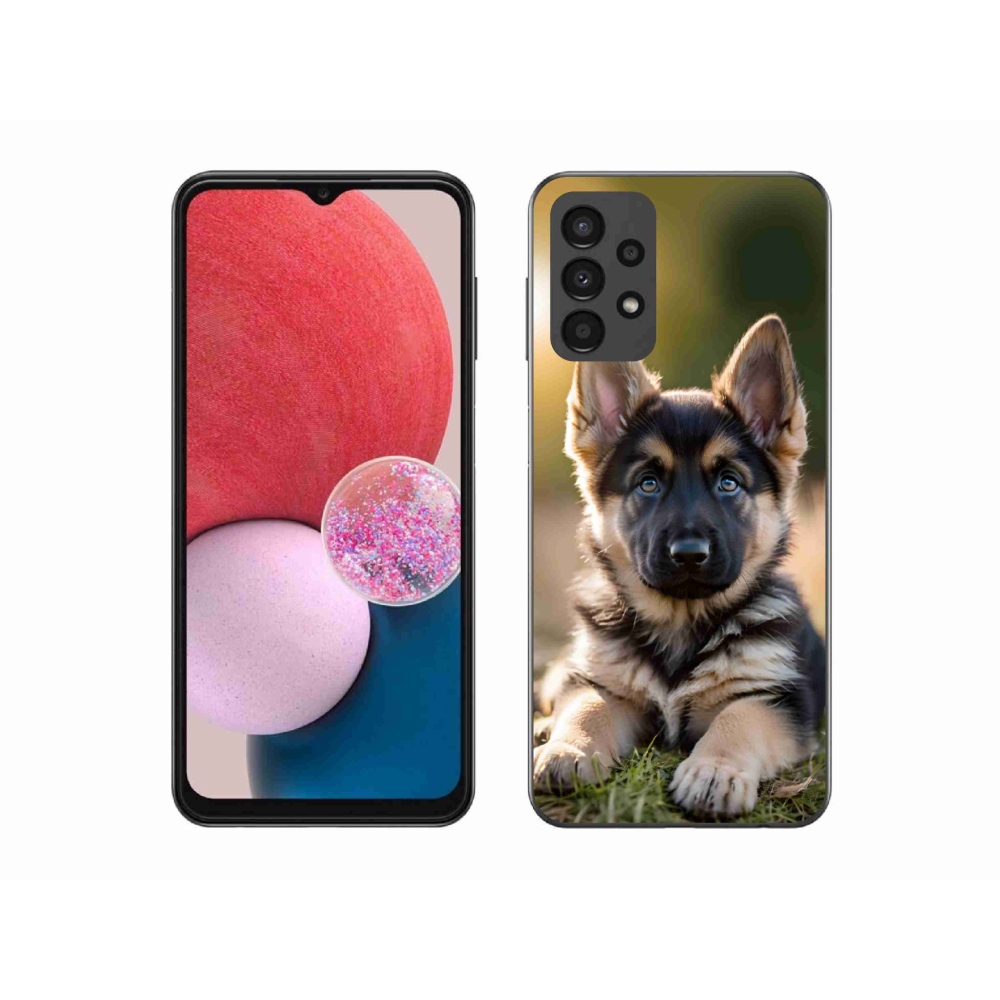 Gél borítás mmCase Samsung Galaxy A13 készülékhez - Német juhászkutya a természetben
