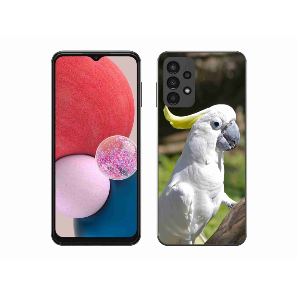 Gél borítás mmCase Samsung Galaxy A13 készülékhez - papagáj kakadu 2