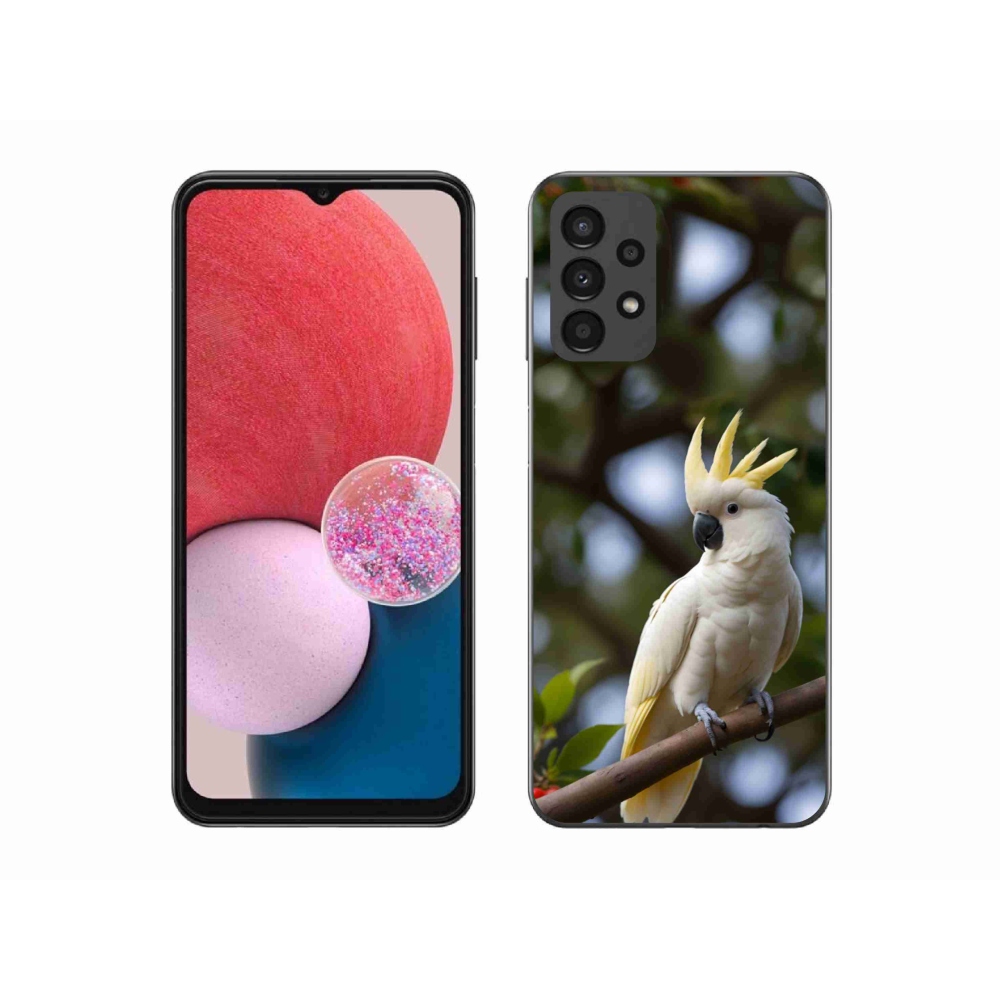 Gél borítás mmCase Samsung Galaxy A13 készülékhez - papagáj kakadu 3