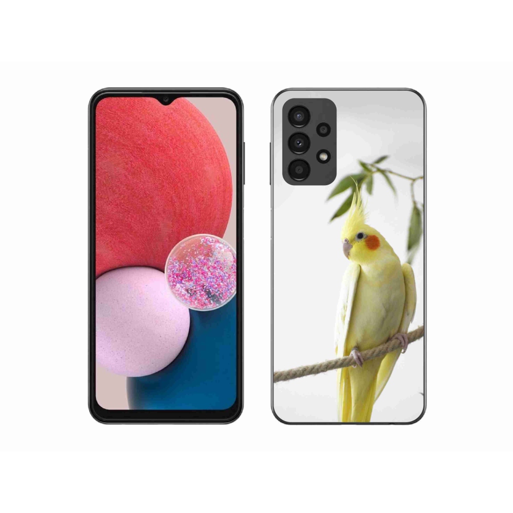 Gél borítás mmCase Samsung Galaxy A13 - papagáj korela chocholatá