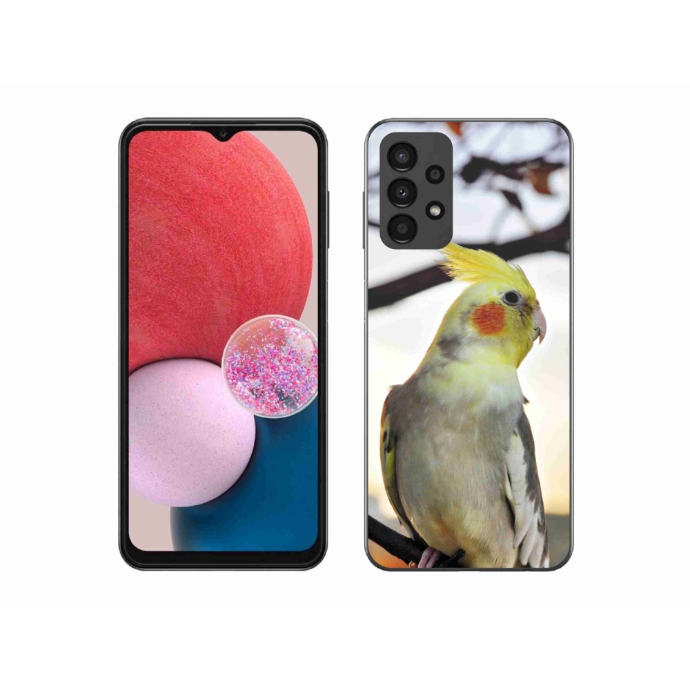 Gél borítás mmCase Samsung Galaxy A13 készülékhez - papagáj korela