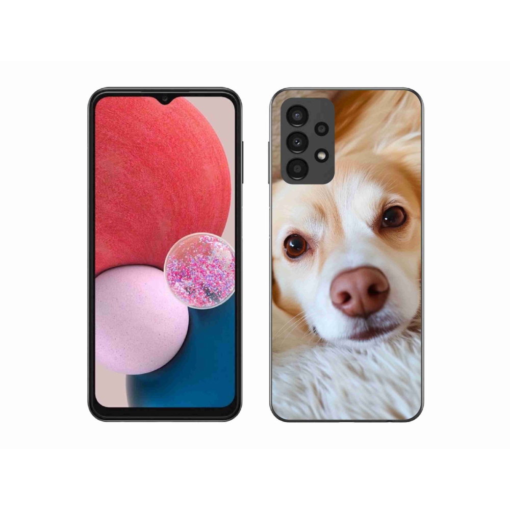 Gél borítás mmCase Samsung Galaxy A13 készülékhez - Aranyos csivava