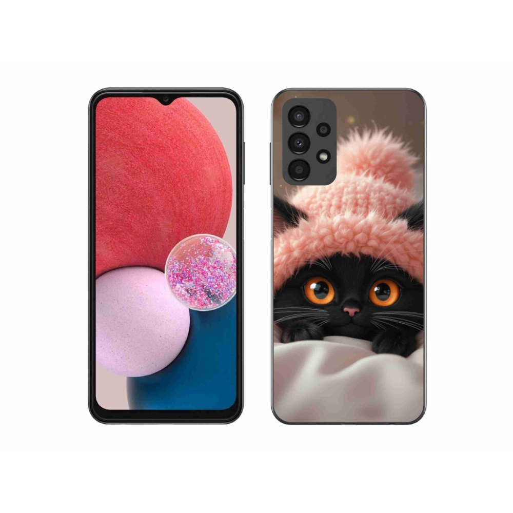 Gél borítás mmCase Samsung Galaxy A13 - aranyos cica 7