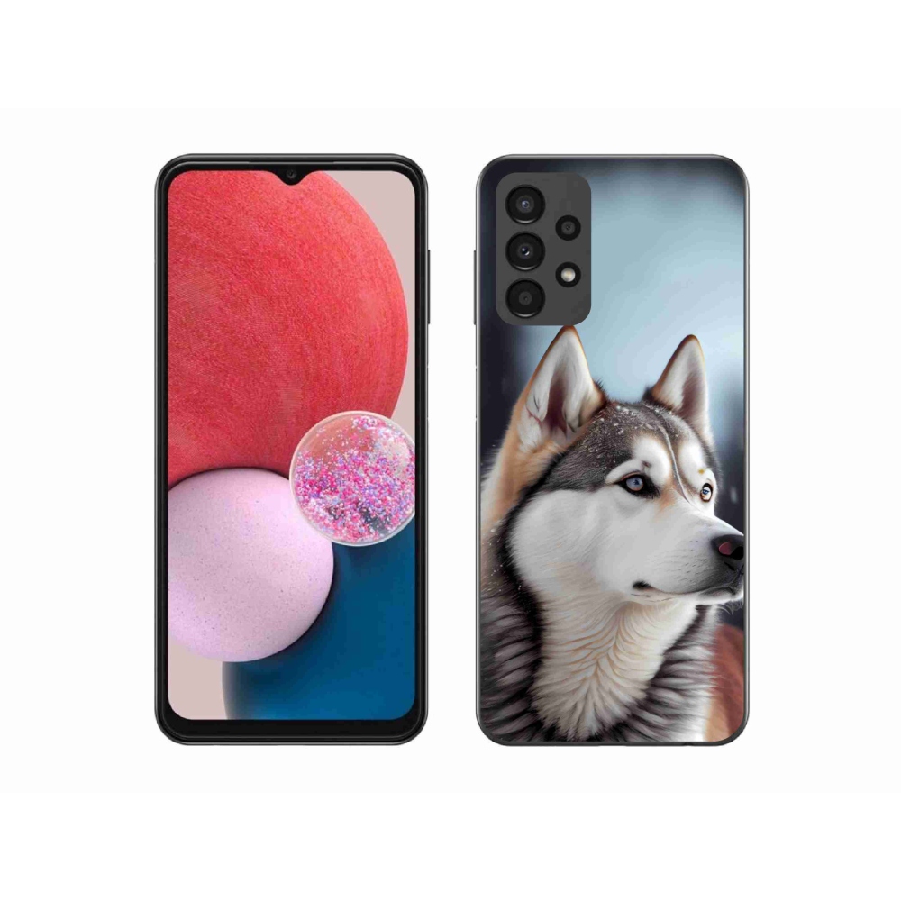 Gél borítás mmCase Samsung Galaxy A13 készülékhez - Szibériai husky