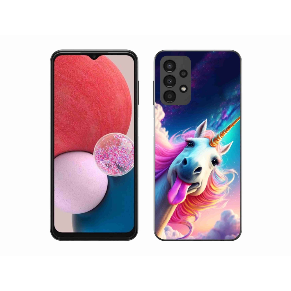 Gél borítás mmCase Samsung Galaxy A13 készülékhez - őrült egyszarvú