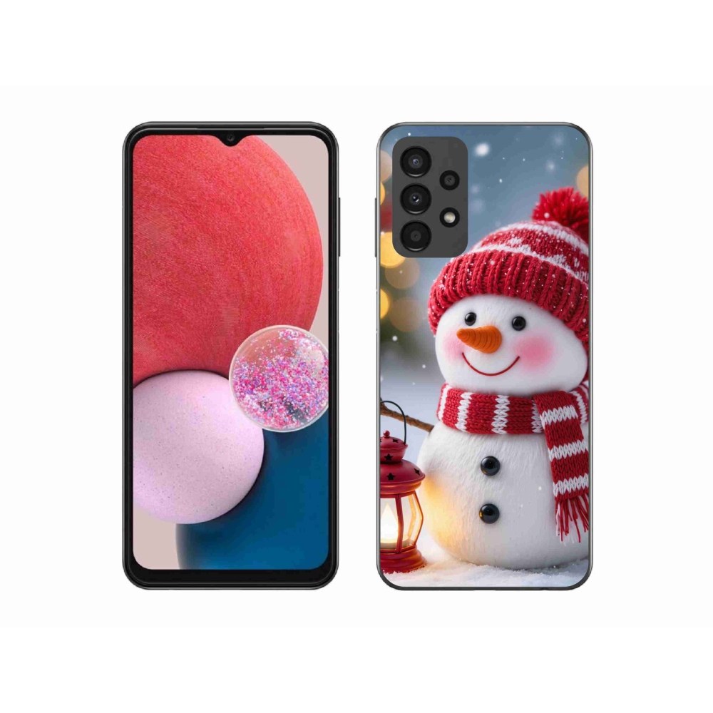 Gél borítás mmCase Samsung Galaxy A13 készülékhez - hóember 2