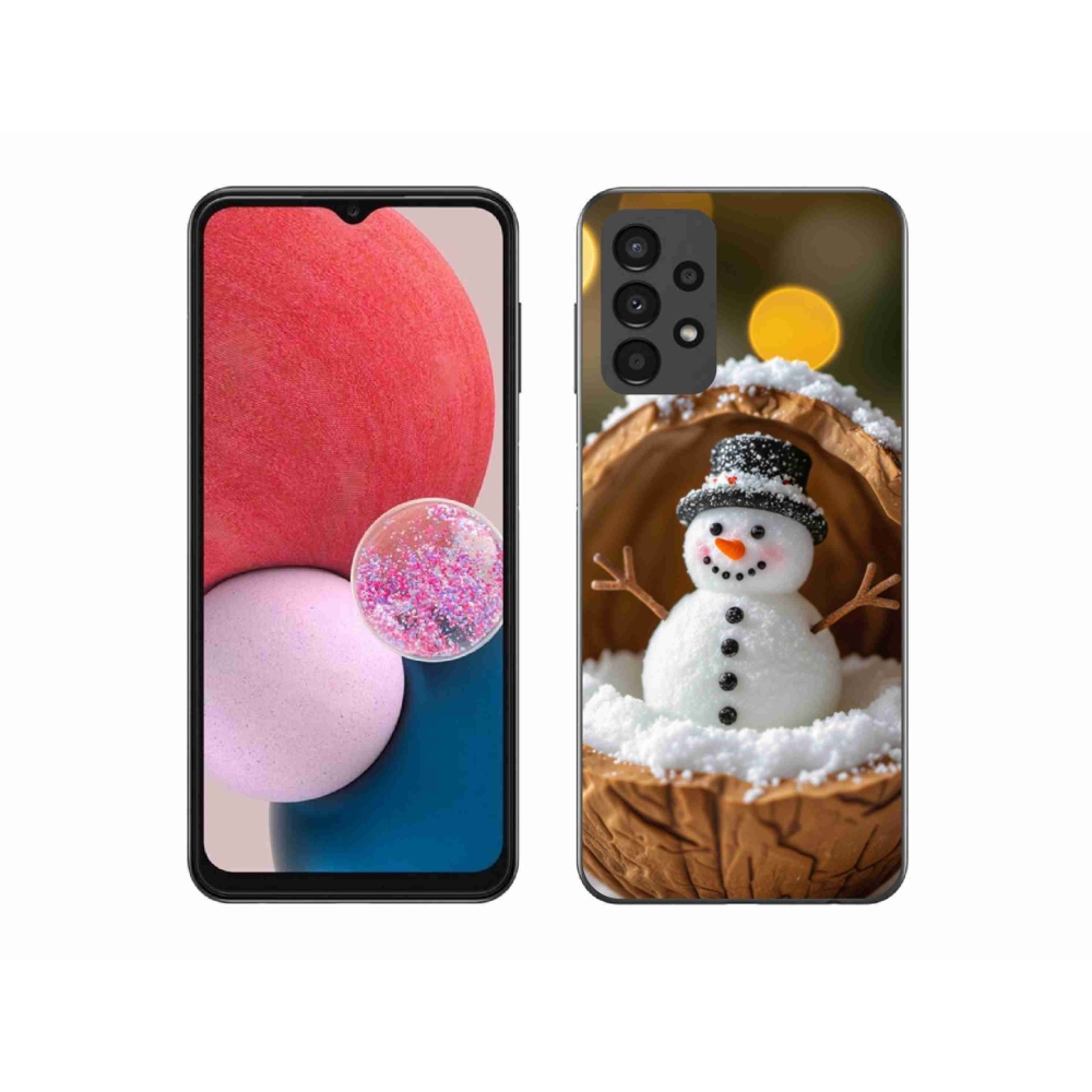 Gél borítás mmCase Samsung Galaxy A13 - hóember 4
